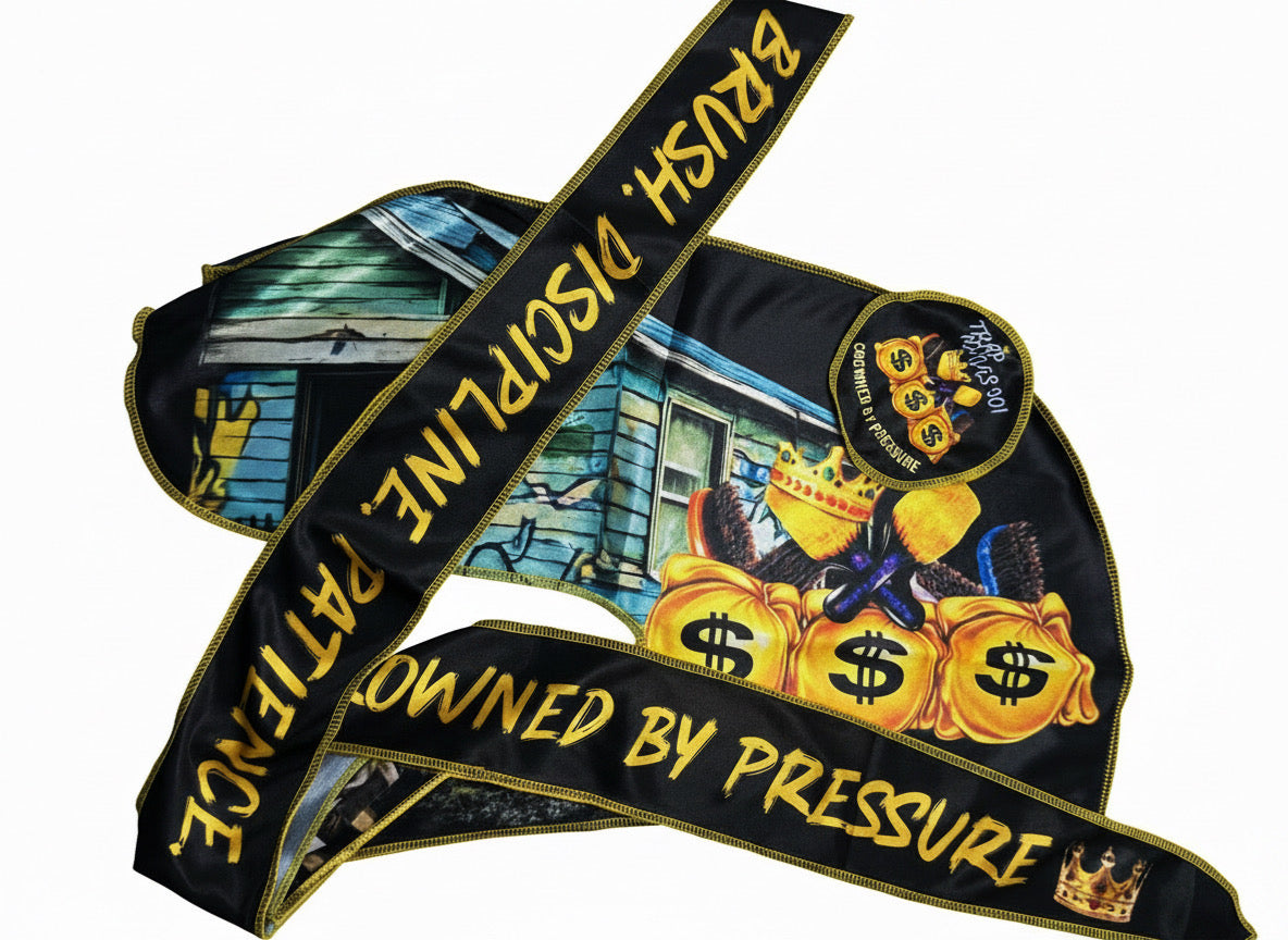 CROWNED BY PRESSURE DURAG